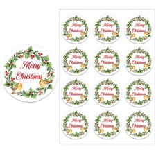 12 Sticker Weihnachtssticker