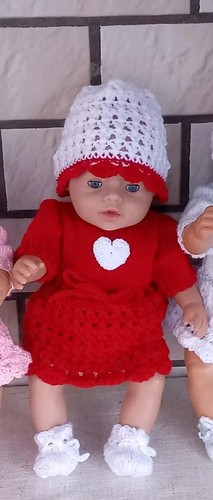 Puppenkleidung set kleidchen - puppenkleidung-set.,