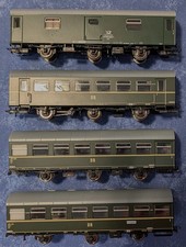 Roco H0 Zugset 3-achsige-Reko-Wagen DR Ep. 3/4, 74456/57/58/60, DC