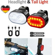 NEU LED Fahrradlampe Set USB