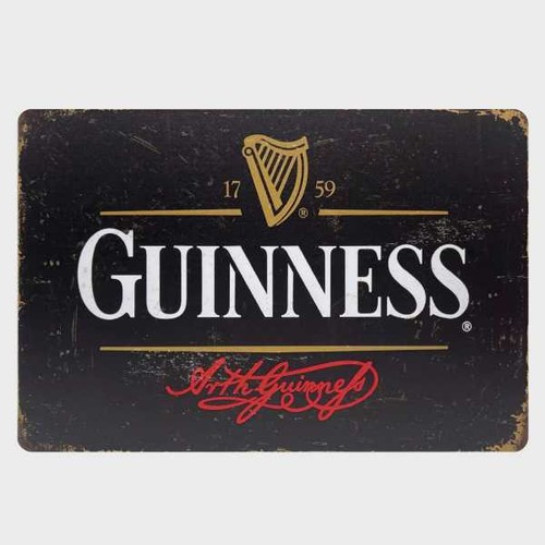Blechschild guiness irish - blechschild, bier