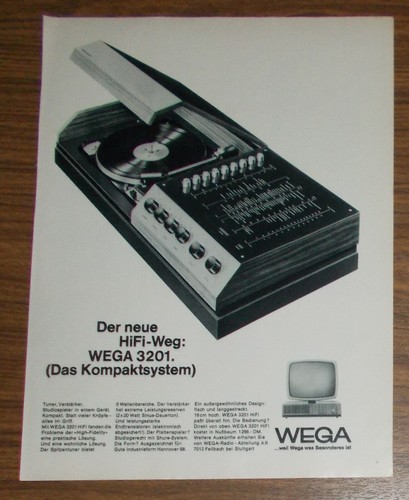 Seltene werbung vintage wega - seltene,