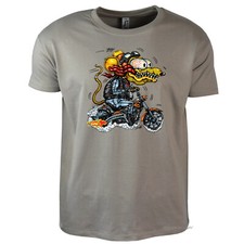 Motorrad Comic T-Shirt Biker