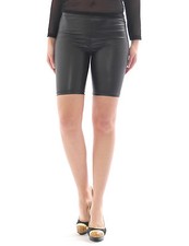 Shorts Mini 1/2 Hose Kurz sexy Glanz-Matt in Kunstleder Lack Optik