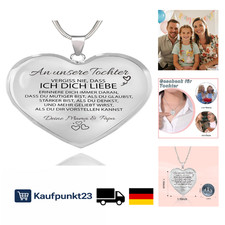 Personalisierte Kette Herz