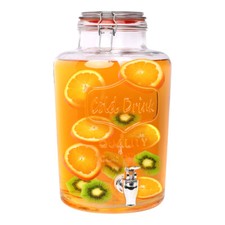 Schramm® Getränkespender Zapfhahnflasche Saftkanne Zapfhahn ca. 7 Liter