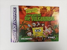 Spongebob Schlacht um die Vulkaninsel GameBoy Advance nur Spielanleitung #727