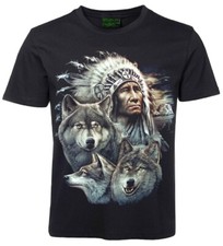 Shirt wolf indianer - t-shirt,