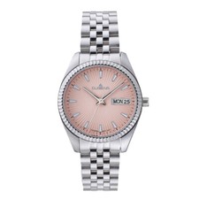 Dugena Venetia Rosa Silber 4461034 Datum Wochentag Saphirglas 10 ATM