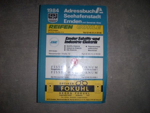 Emden adressbuch - emden,,