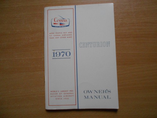 Owner manual cessna - owner`s,