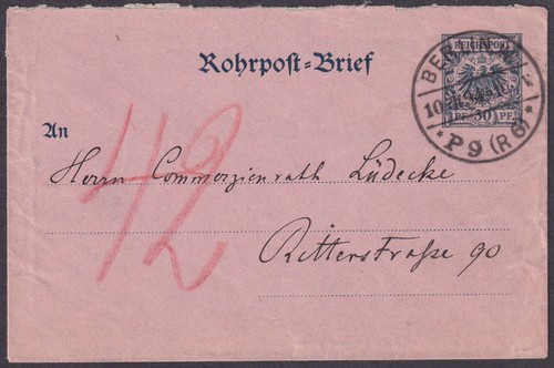 Rohrpost berlin nach s 42 - w,