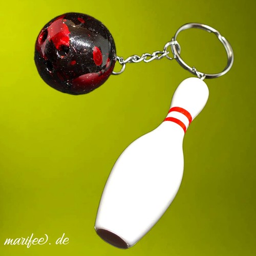 Schlüsselanhänger bowling - schlüsselanhänger,