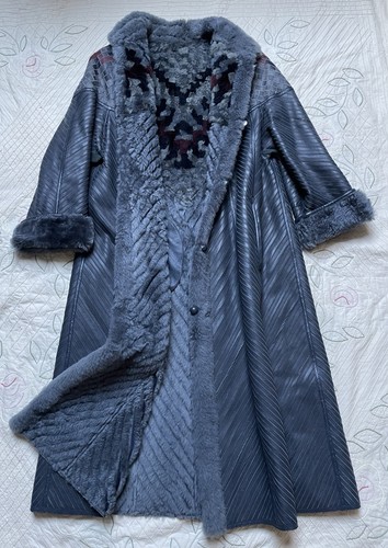 Vintage ledermantel luxuriös - vintage,