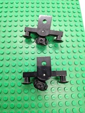 2x Lego Eisenbahn Puffer, Magnet 29085 Schwarz, Kupplung, Zug, Waggon