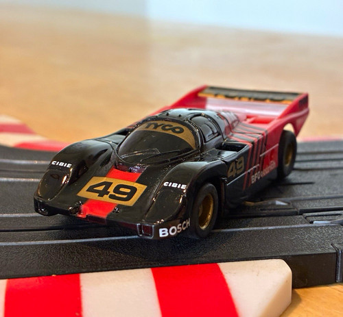 Tyco schwarz rot porsche 962 - schwarz/rot,