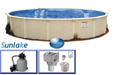 Interline 55000115 Stahlwandpool Sunlake Ø460cm Tiefe 1,32m Sandfilteranlage A1