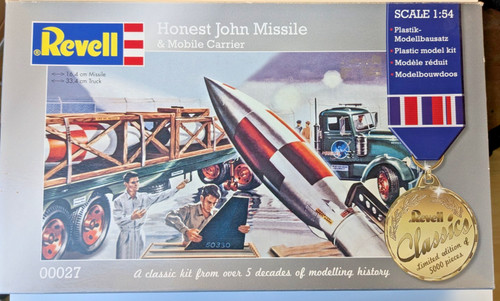 Revell missile honest - revell, 1:54