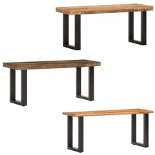 Akazie Massiv Sitzbank 110cm