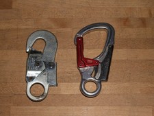 2x Karabinerhaken Klettern mit Sicherheitsschutz