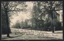 Ansichtskarte Hamburg-Flottbek, Villen in der Grottenstrasse 1915 