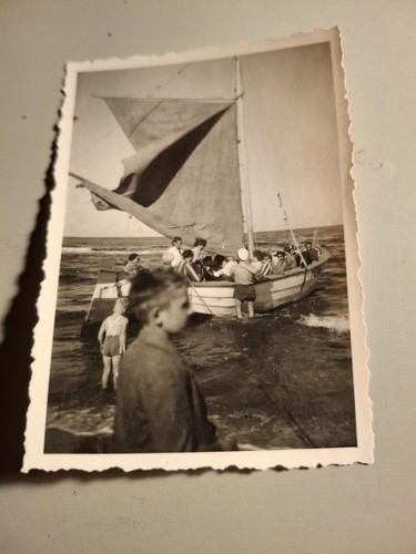 Altes foto vintage touristen - altes,