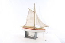 altes Segelboot 74cm Holz Vintage Boot Schiff Sammler