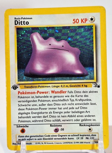 Pokemon karte ditto - ditto, edition