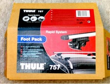 THULE Rapid Railing 757 + 3 THULE Dachträger MTB Pr0 559