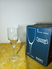 6er Set Selters Gläser Kristallglas