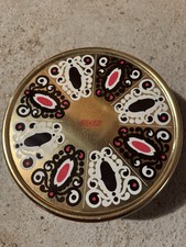 DDR Blechdose KONSUM Cottbus Konsum delikat Gebäckdose Ø 160 mm Dose h-8,5 cm