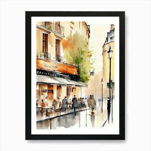 Aquarell von paris - aquarell, 1