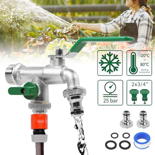 Außenwasserhahn doppel - außenwasserhahn,