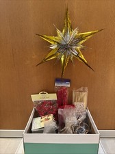 Großes Bastelset Weihnachten Strohsterne Filz Streudeko Steckschwamm Kranz Stern