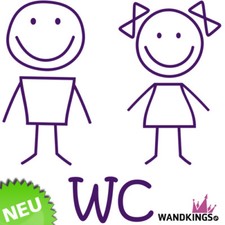 Wandtattoo WC Toilette -