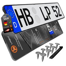 Kennzeichenhalter rahmenlos Nummernschildhalterung Kfz-Kennzeichen-Halter Auto