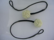 Monkey Fist Fire Poi mit