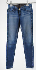Bleulab Jeans W 27 Wendejeans blau - braun curve legging