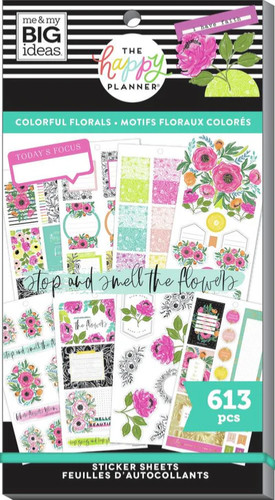 Happy planner bunte blumen - happy,