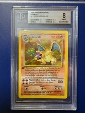 Pokemonkarte ⭐️ Glurak Base Set First 1 Edition BGS 8 Wotc Holo No PSA CGC AP
