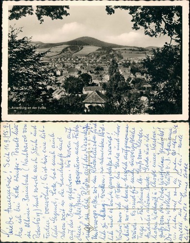 Ansichtskarte rotenburg d - a.,