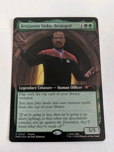 Mtg benjamin sisko - benjamin, besieged