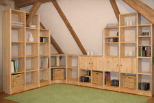 Bücherregal Eckregal