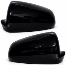 ABS Black Race Mirror Caps for