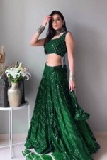 Grün lehenga choli bollywood - lehenga,