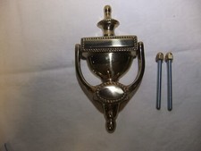 Design Türklopfer Messing  hochwertig 20 X 10 cm unbenutzt  inkl.Zubehör