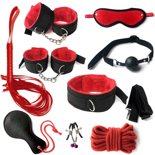 Bondage set 10tlg sm - av, 10tlg.