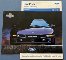 Prospekt & Preisliste Ford Probe
