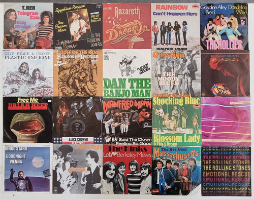 20x single vinyl sammlung - 7",