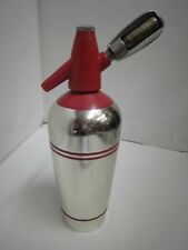 60er 70er Syphon Sodaspender Selter silber  Vintage 60s 70s
